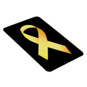 Magnet Flexible Ruban de prévention du suicide jaune (Côté Droit)
