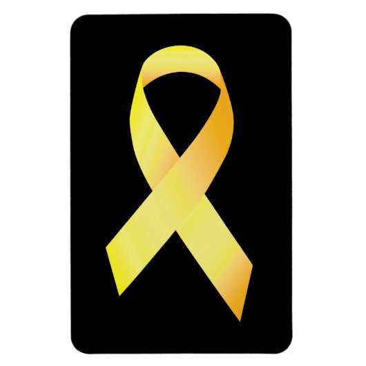 Magnet Flexible Ruban de prévention du suicide jaune (Vertical)