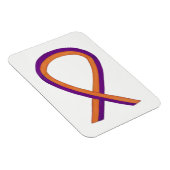 Magnet Flexible Ruban de sensibilisation à l'orange et à l'orchidé (Côté Droit)