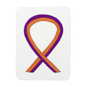 Magnet Flexible Ruban de sensibilisation à l'orange et à l'orchidé