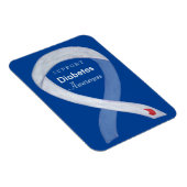 Magnet Flexible Ruban de sensibilisation au diabète Aimants frigor (Côté Droit)