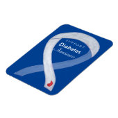 Magnet Flexible Ruban de sensibilisation au diabète Aimants frigor (Côté Gauche)