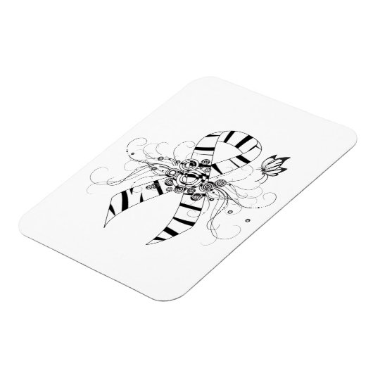 Magnet Flexible Ruban d'impression Zebra avec papillon (Côté Gauche)