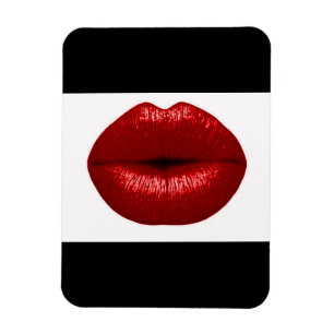 MAGNET FLEXIBLE RUBY RED LIPSTICLE MAKEUP BEAUTY MODE SALON LÈVRE