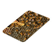 Magnet Flexible Ruche d'abeilles avec peigne d'abeille (Côté Gauche)