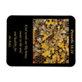 Magnet Flexible Ruche d'abeilles. Cadeau chrétien (Horizontal)