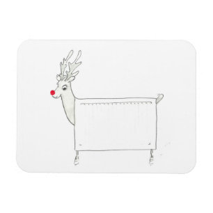 Magnet Flexible Rudolf le radiateur à nez rouge