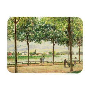 Magnet Flexible Rue d'Alfred Sisley   des chataîgners