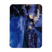 Magnet Flexible Rue du soir à Prague (Vertical)