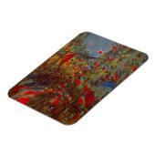 Magnet Flexible Rue Montorgueil avec drapeaux de Claude Monet (Côté Gauche)