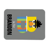 Magnet Flexible Rue Sésame | B est pour Bert (Horizontal)