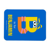 Magnet Flexible Rue Sésame | B est pour Big Bird (Horizontal)