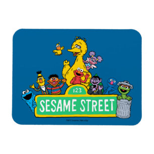 Magnet Flexible Rue Sésame Couleur complète avec Pals