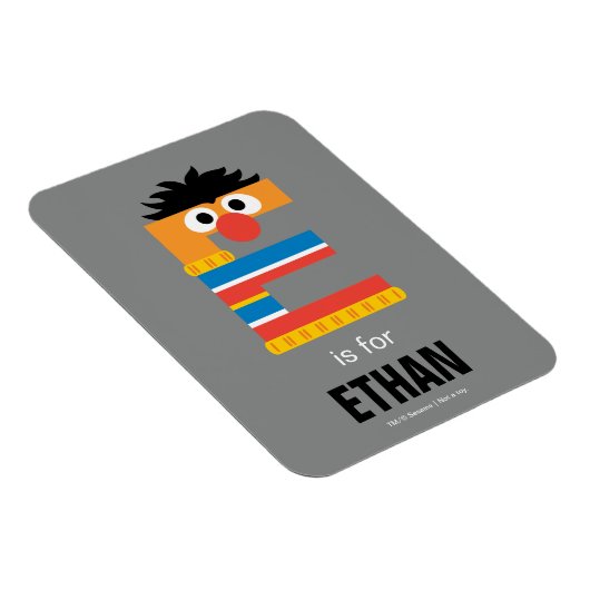 Magnet Flexible Rue Sésame | E est pour Ernie (Côté Droit)