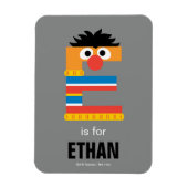 Magnet Flexible Rue Sésame | E est pour Ernie (Vertical)