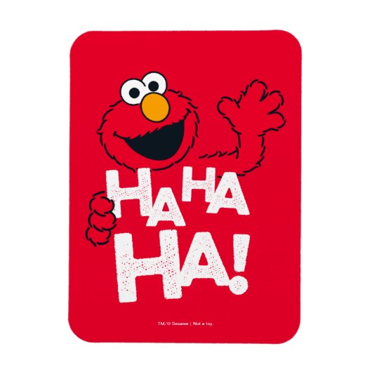 Magnet Flexible Rue Sésame | Elmo - Ha Ha Ha Ha ! (Vertical)