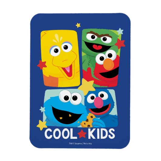 Magnet Flexible Rue Sésame | Enfants Cool (Vertical)