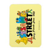 Magnet Flexible Rue Sésame | Les amis poilus depuis 1969 (Vertical)