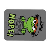 Magnet Flexible Rue Sésame | Oscar le Grouch Nope! (Horizontal)
