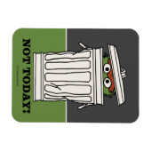 Magnet Flexible Rue Sésame | Oscar le Grouch Pas aujourd'hui! (Horizontal)