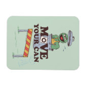 Magnet Flexible Rue Sésame | Oscar the Grouch Move Your Can (Horizontal)