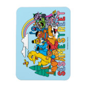 Magnet Flexible Rue Sésame | Rainbow Wave (Vertical)