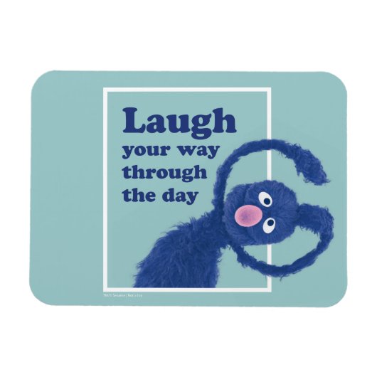 Magnet Flexible Rue Sésame | Rire à travers la journée (Horizontal)