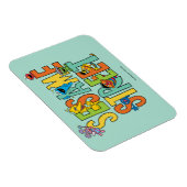 Magnet Flexible Rue Sésame | Sesame Street Type Pals (Côté Droit)