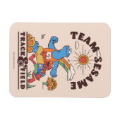 Magnet Flexible Rue Sésame | Team Sesame Track & Field (Horizontal)