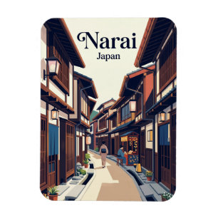 Magnet Flexible ruelle de Narai-juku Japon