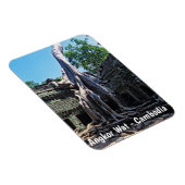 Magnet Flexible Ruine de Ta Prohm - Angkor Vat, Cambodge, Asie (Côté Droit)