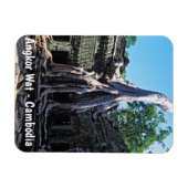 Magnet Flexible Ruine de Ta Prohm - Angkor Vat, Cambodge, Asie (Horizontal)