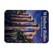 Magnet Flexible Ruines de Windsor Mississippi (Horizontal)