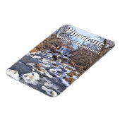 Magnet Flexible Ruisseau Pipestone, chutes Winnewissa, hiver, MN (Côté Gauche)