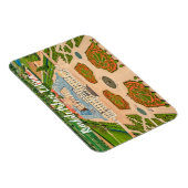 Magnet Flexible Rundāle Palace Lettonie stylisé (Côté Droit)