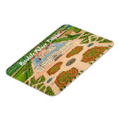 Magnet Flexible Rundāle Palace Lettonie stylisé (Côté Gauche)