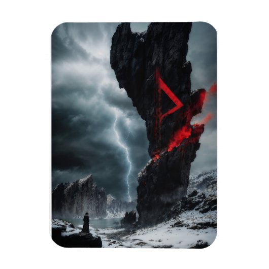 Magnet Flexible Rune Thurisaz (Vertical)