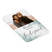 Magnet Flexible Russe Serez-Vous Ma Mariage Verte (Côté Droit)