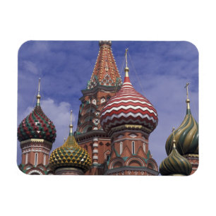 Magnet Flexible Russie, Moscou, place Rouge. oignons célèbres de S