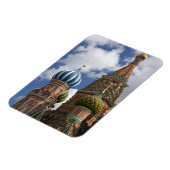 Magnet Flexible Russie, Moscou, place Rouge. St. Basil's 4 (Côté Gauche)