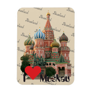 Magnet Flexible Russie - Russia Moscou Aimant