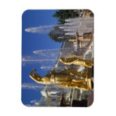 Magnet Flexible Russie, Saint-Pétersbourg, Statues d'or dans (Vertical)