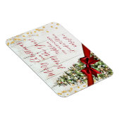 Magnet Flexible Rustic Gold Joyeux Noël Non Photo Parties scintill (Côté Droit)