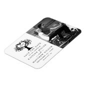Magnet Flexible Rustic Heart Tree Photo Mariage Enregistrer La Dat (Côté Gauche)