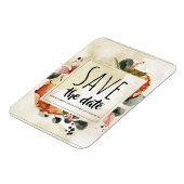 Magnet Flexible Rustique Automne aquarelle Floral Enregistrer la d (Côté Gauche)