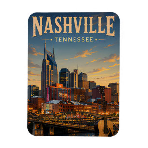 Magnet Flexible Rythme du Sud de Nashville