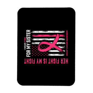 Magnet Flexible Sa Lutte Est Ma Lutte Je Porte Pink Sister Breast 
