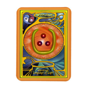 Magnet Flexible Sacral Chakra - Direction