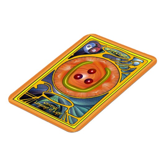 Magnet Flexible Sacral Chakra - Direction (Côté Gauche)