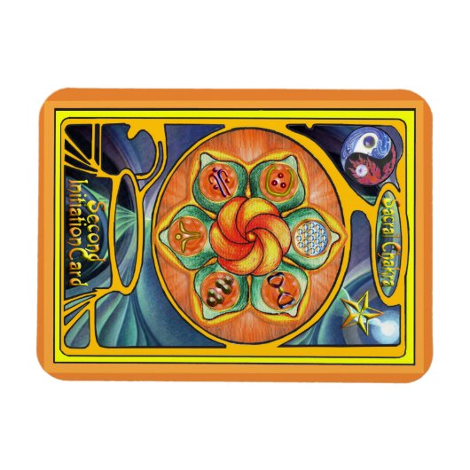 Magnet Flexible Sacral Chakra Mandala (Horizontal)